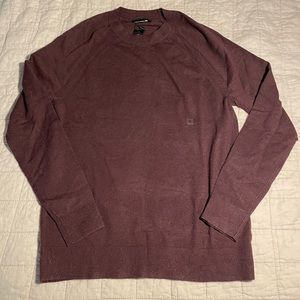 Dark red sweater